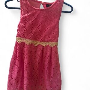 U.S. Polo Assn. Pink Lace Dress